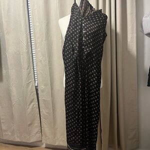 Greylin Women’s Black and Brown Patterned Jumpsuit